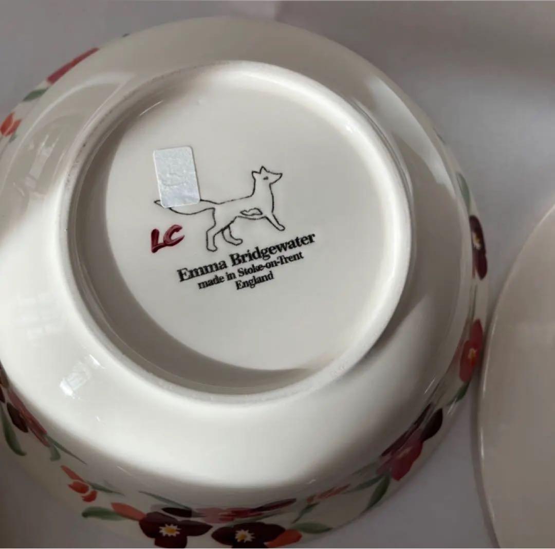 エマ　ブリッジウォーター　プレート　シリアルボウル　4枚セット　皿　ボウル　花