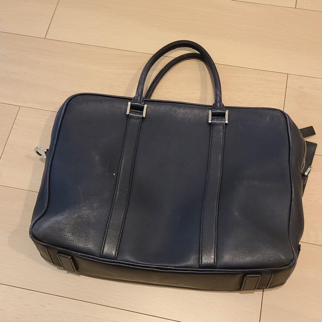 PRADA ブリーフバッグ ビジネスバッグ ネイビー