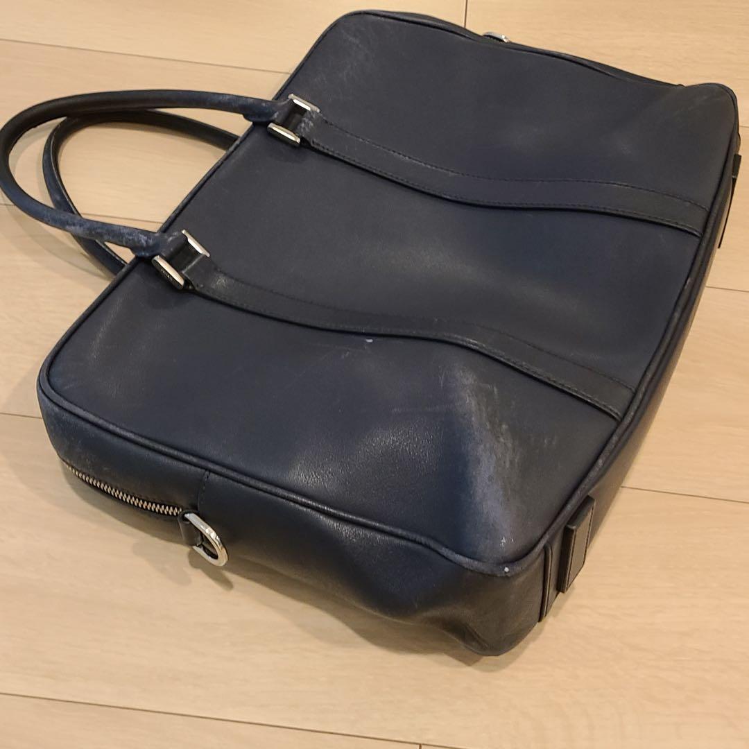 PRADA ブリーフバッグ ビジネスバッグ ネイビー