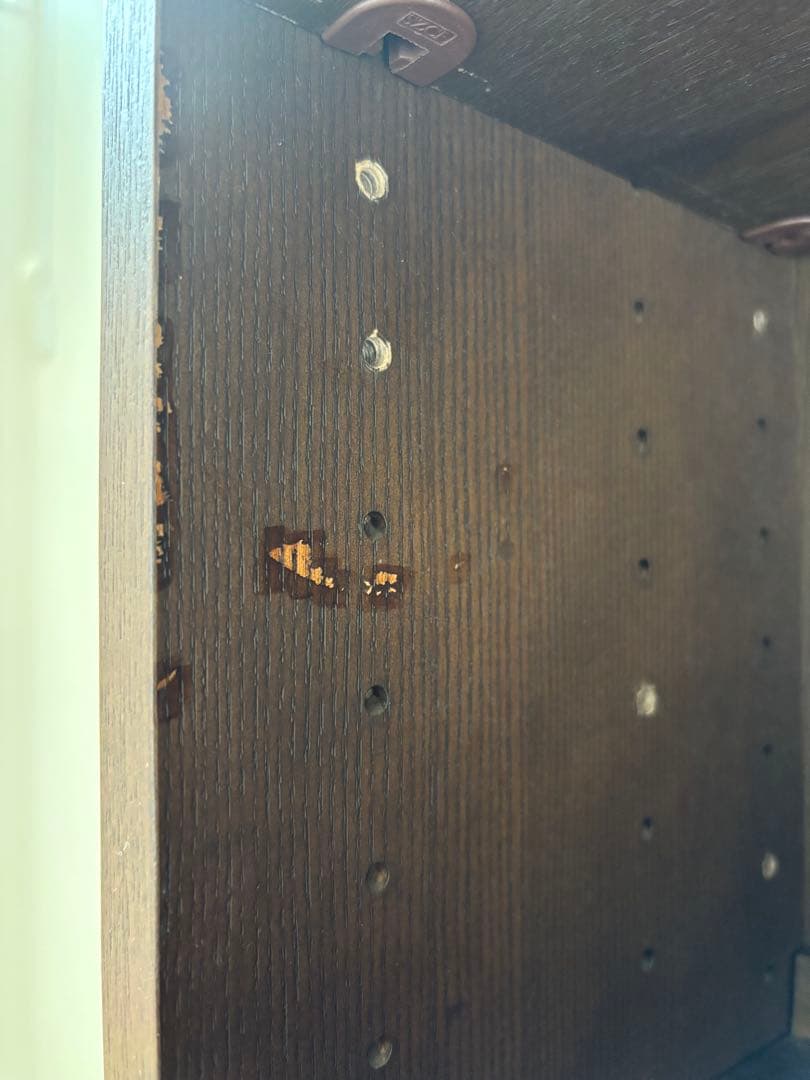 無印良品 本棚 薄型 シェルフ ブラウン 木製