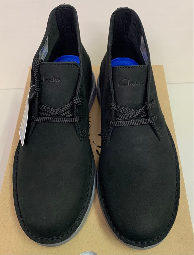 Clarks チャッカブーツ ブラーンツミッド ブラックヌバック 新品 25cm