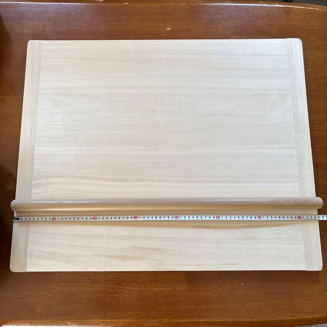 そば打ち道具 7点セットこね鉢 麺台(のし板) 麺棒 包丁 駒板 など