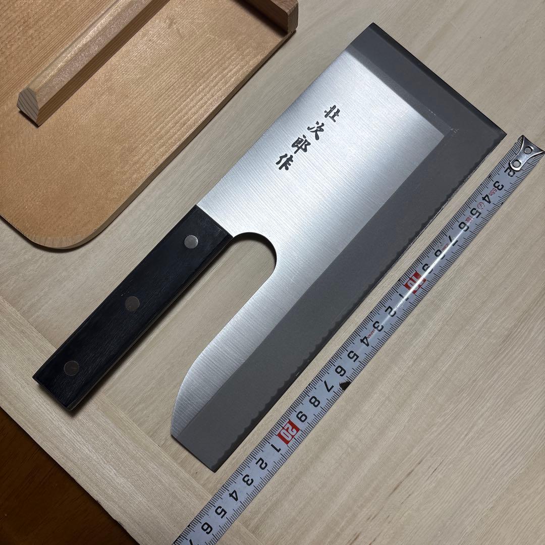 そば打ち道具 7点セットこね鉢 麺台(のし板) 麺棒 包丁 駒板 など