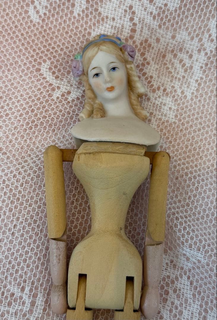 米国アンティーク ビスク マネキンドール 希少・箱付