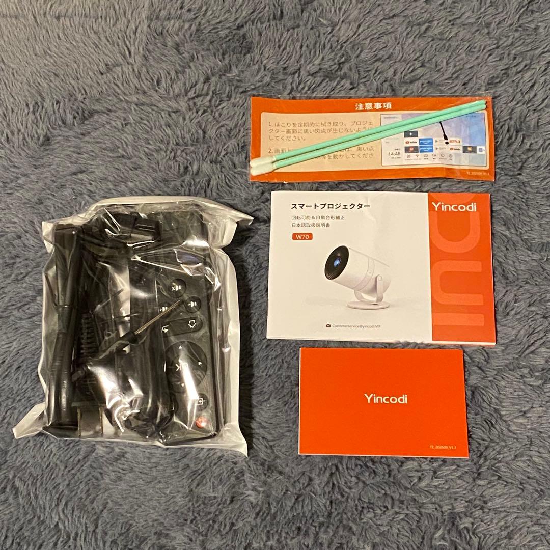 Yincodi W70 1080P スマートプロジェクター