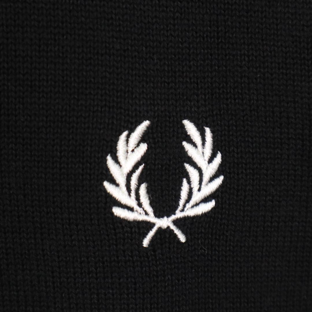 FRED PERRY/フレッドペリー バックロゴ コットン クルーネックニット