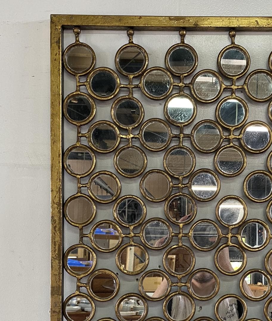 フランス アンティーク l and Mirror Screen 鏡