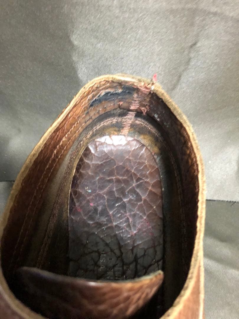 入手困難☆ラッセルモカシン　別注　オネイダ　バイソンレザー　シボ革