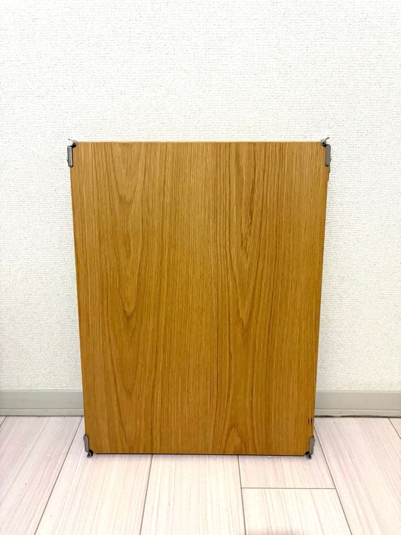 ステンレスユニットシェルフ棚　オーク材　幅56cm　6枚セット