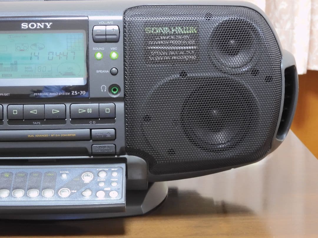 SONY ソナホーク ZS-70 バブルラジカ CDラジカセ