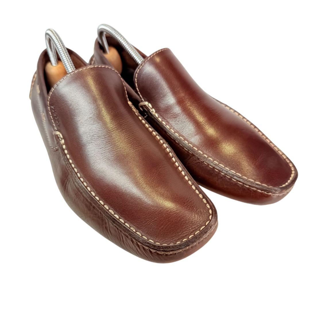 【極美品】PRADA ドライビングシューズ（5）モカシン　デッキシューズ　本革