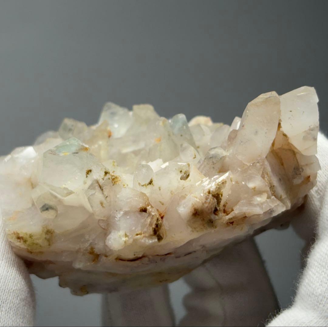 アホー石　アホイト　アホアイト　大きな水晶クラスター　メッシーナ産　天使の石