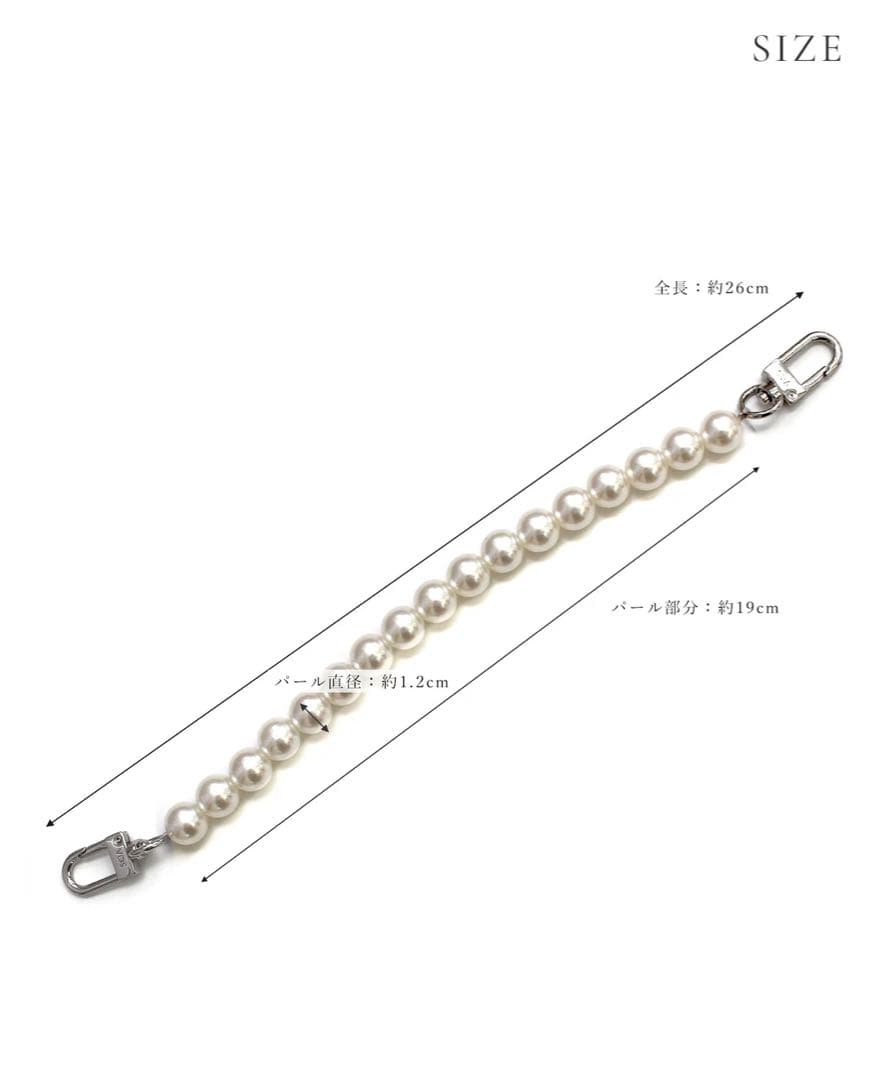 タイムセール　新品未使用　サロンドアルファード　バッグインバッグとパールハンドル