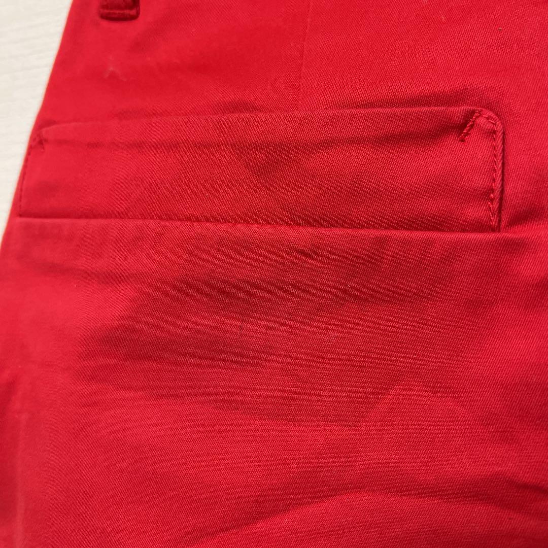 パーリーゲイツ ゴルフスカート 赤色