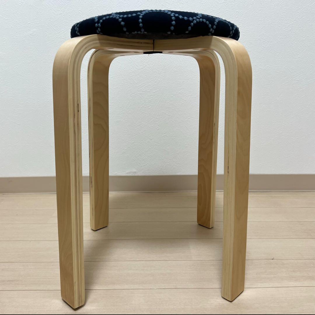 ミナペルホネン スツール タンバリン 丸椅子 【旧インディゴ/ダークグリーン】