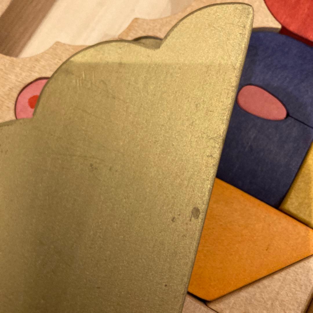 【美品】ひな祭り　木製　雛人形　立体パズル　コンパクト