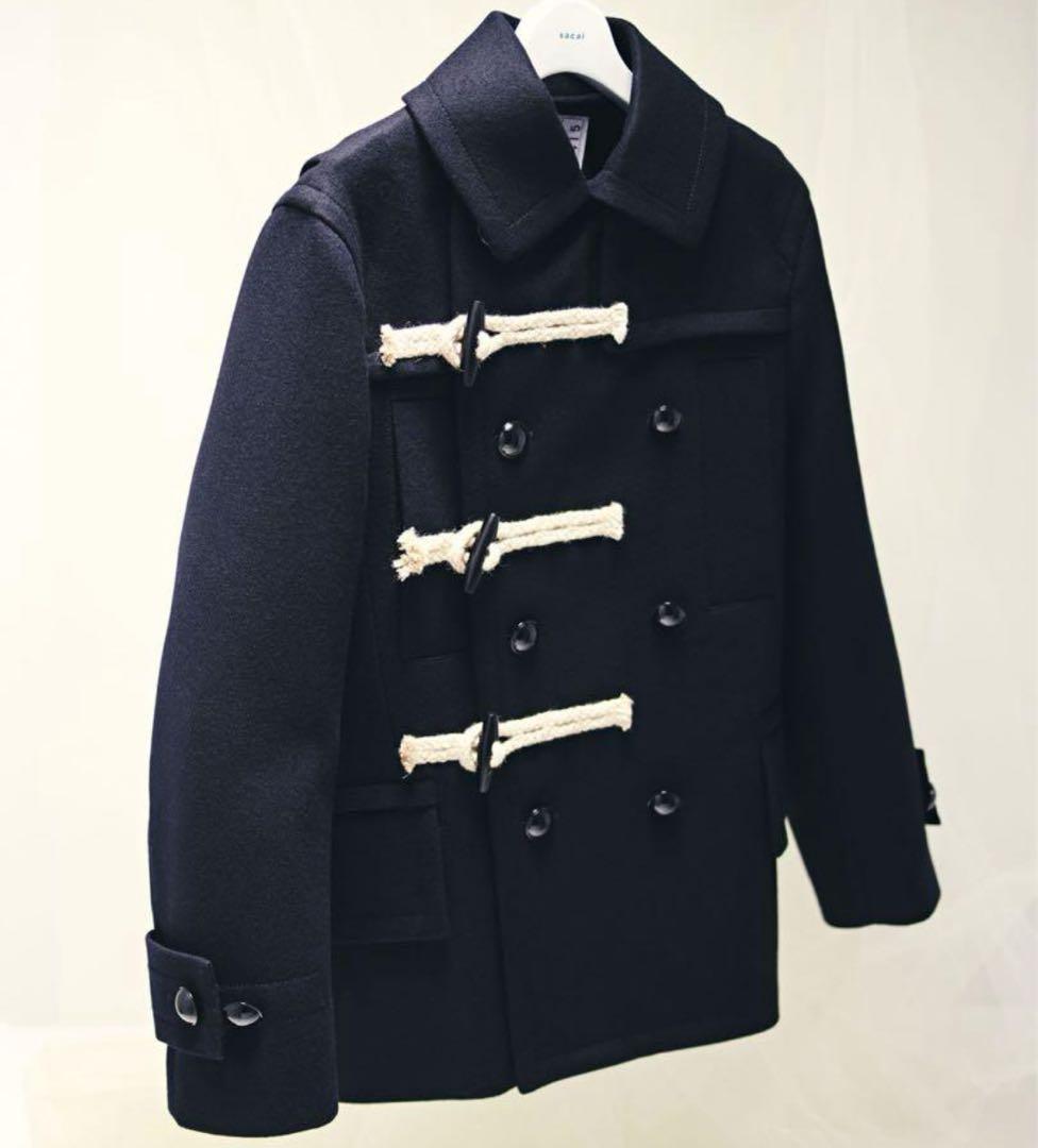 ジャケット・アウター sacai Wool Melton Jacket NAVY size 2
