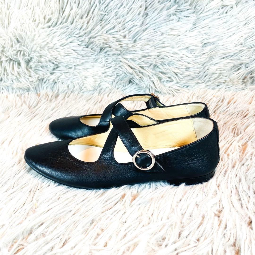 【美品】repetto レペット Mary-Jane バックル フラットシューズ