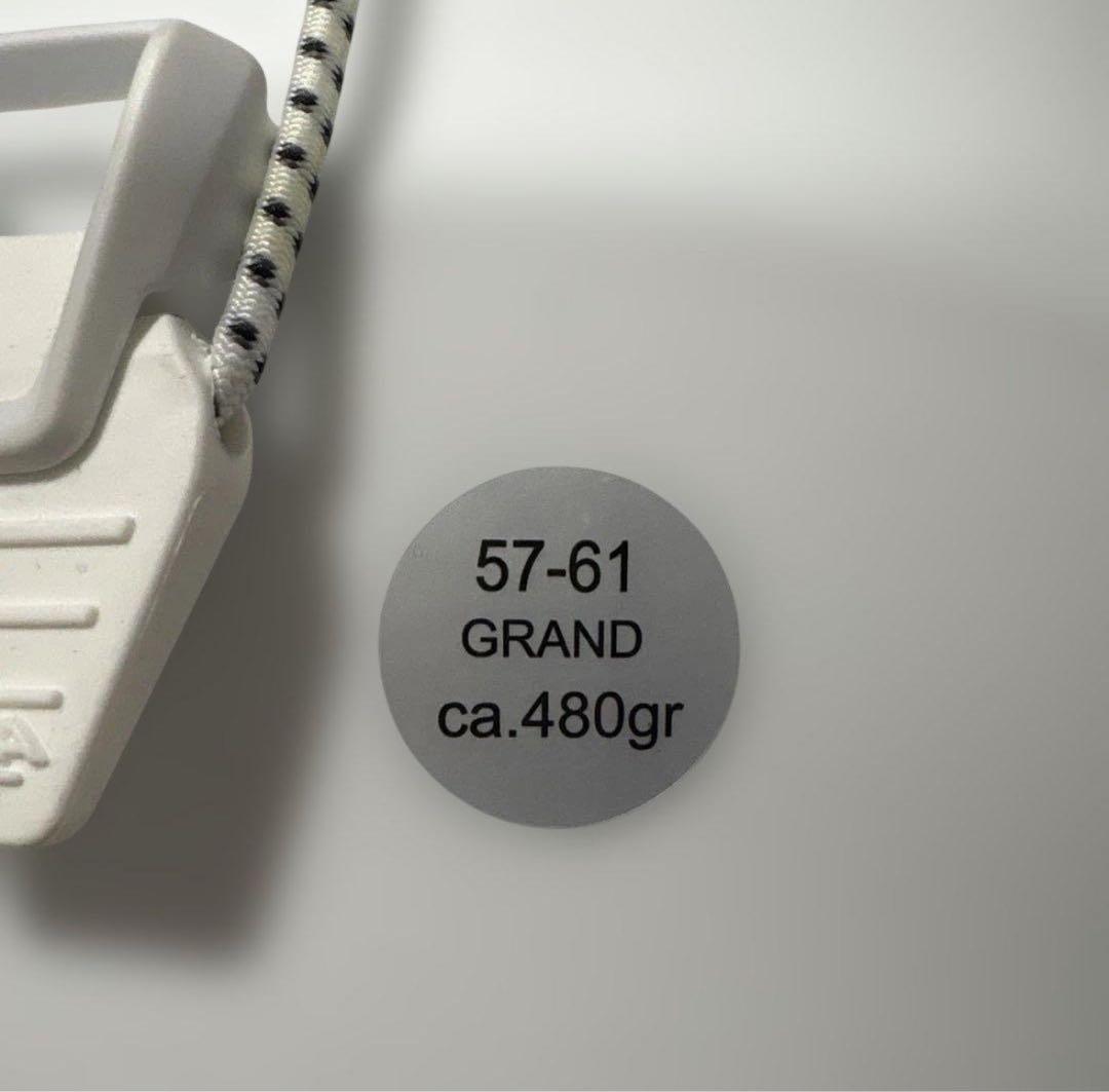 くみこさま専用ALPINA GRAND 白色　ヘルメット 57-61cm スキー