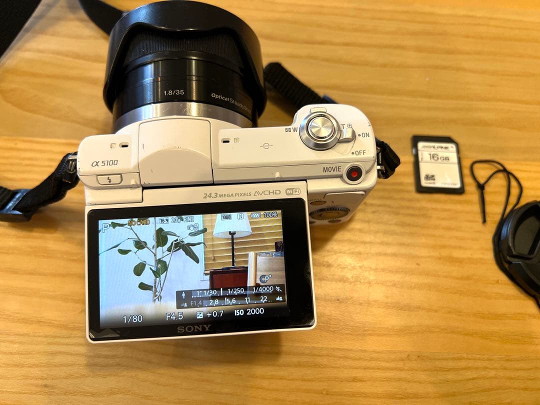 ※セット売※ミラーレス一眼 α5100 ➕E35mm F1.8 SEL35F18