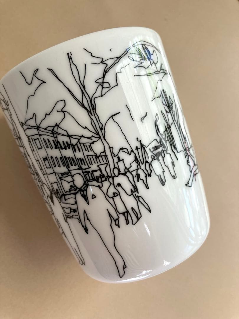 廃盤 マリメッコ oiva HETKIAMOMENTS ラテマグ　モノクロ