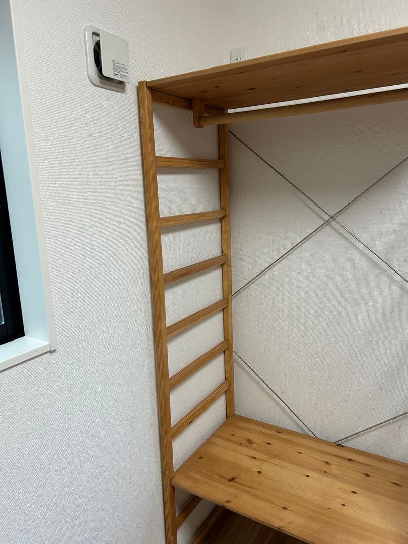 無印良品　パイン材ユニットシェルフ・ワードローブ