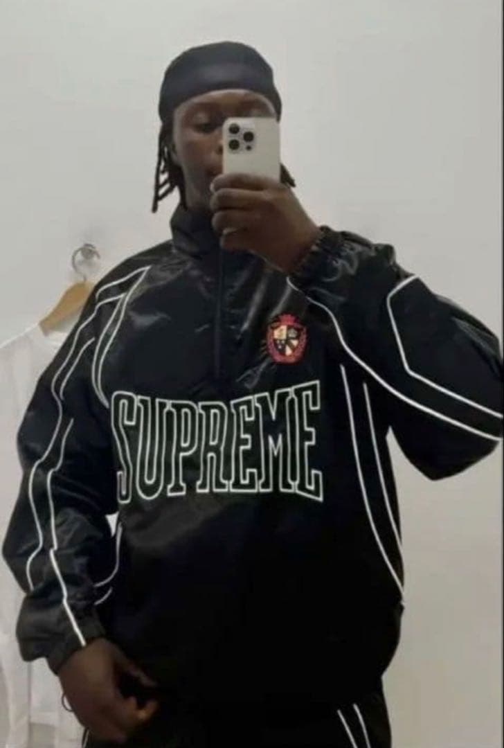 Supreme Satin Piping Pullover Lサイズ