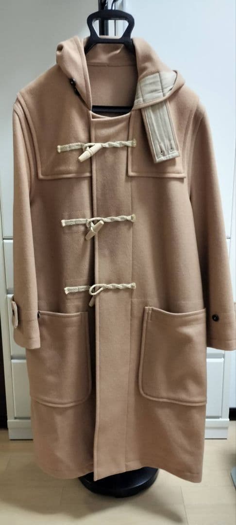 【美中古】FORTELA ダッフルコート キャメル　サイズ46