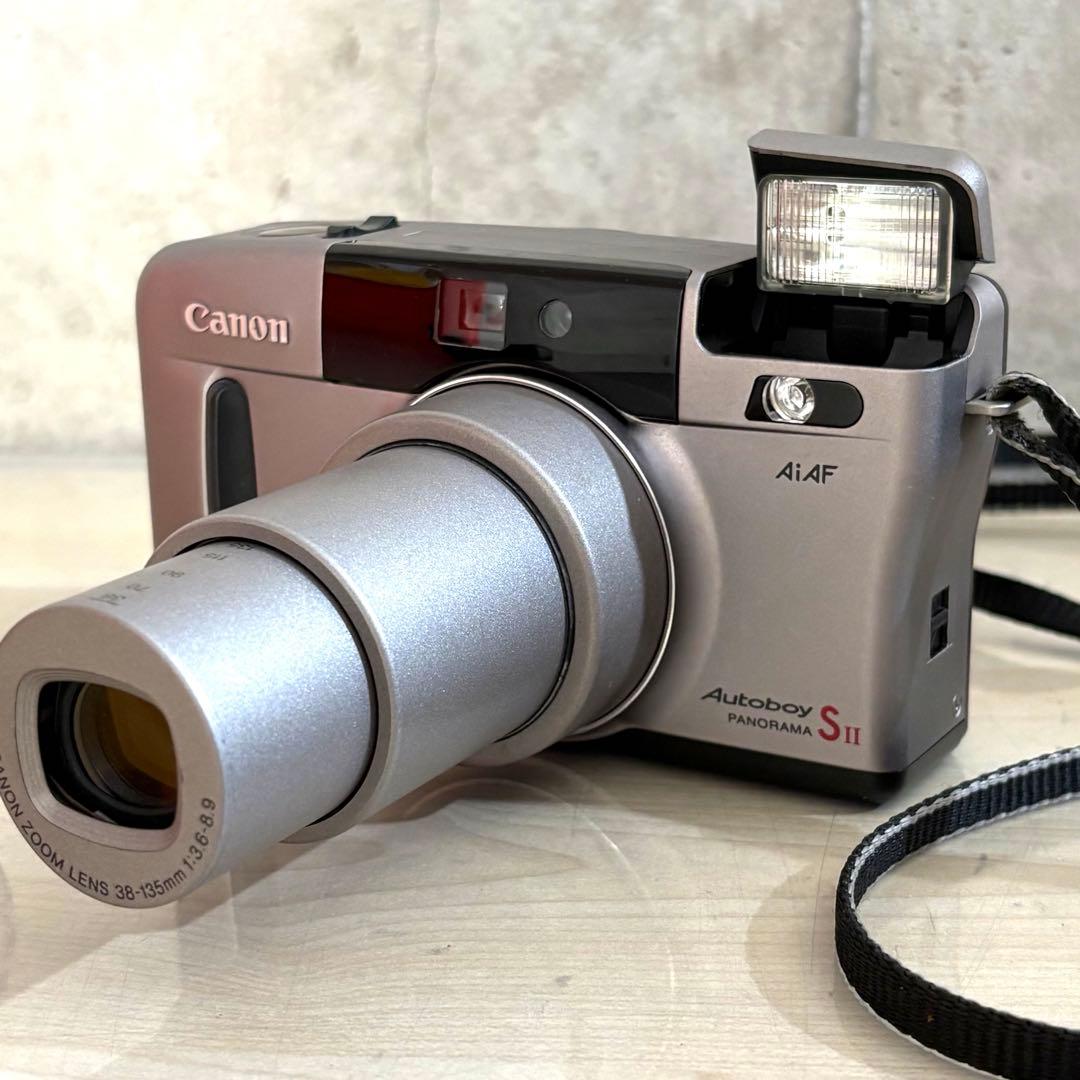 美品 Canon Autoboy S II カメラケース付き フィルムカメラ