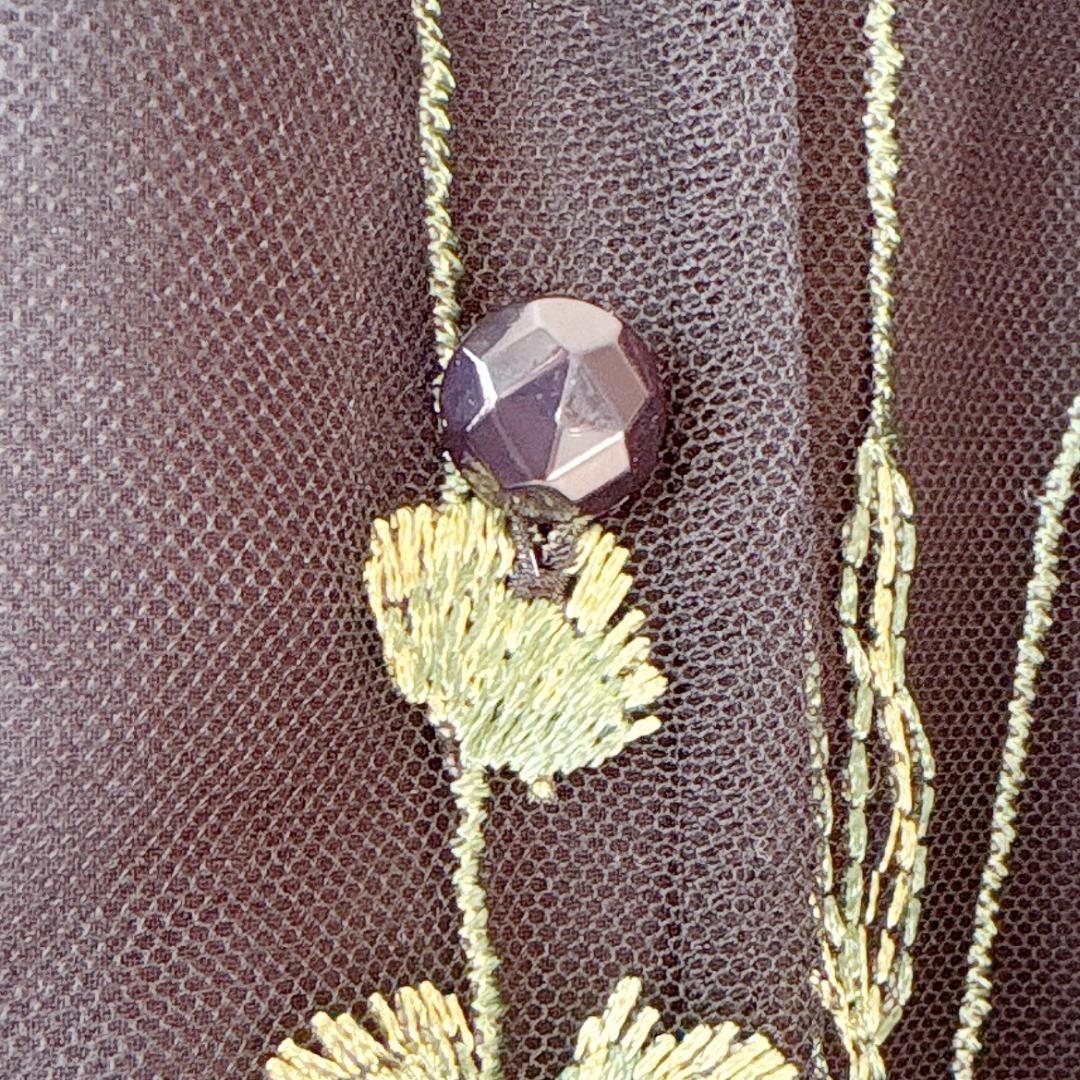 美品⭐️AUSTIN REED 総フラワー刺繍シアーワンピース 羽織 38