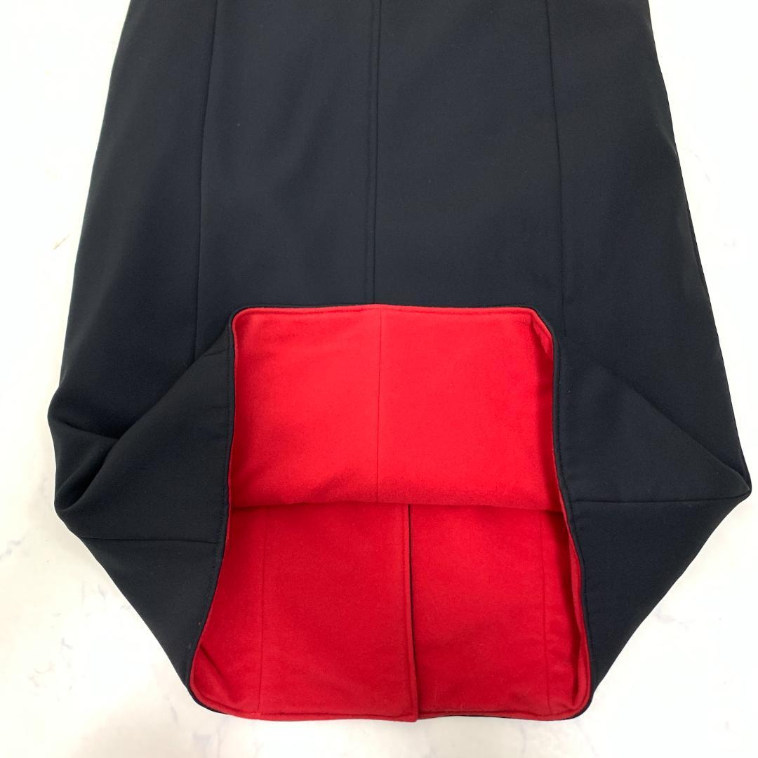 LA9483 カステルバジャック ノースリーブワンピース 黒 裏フリース 2