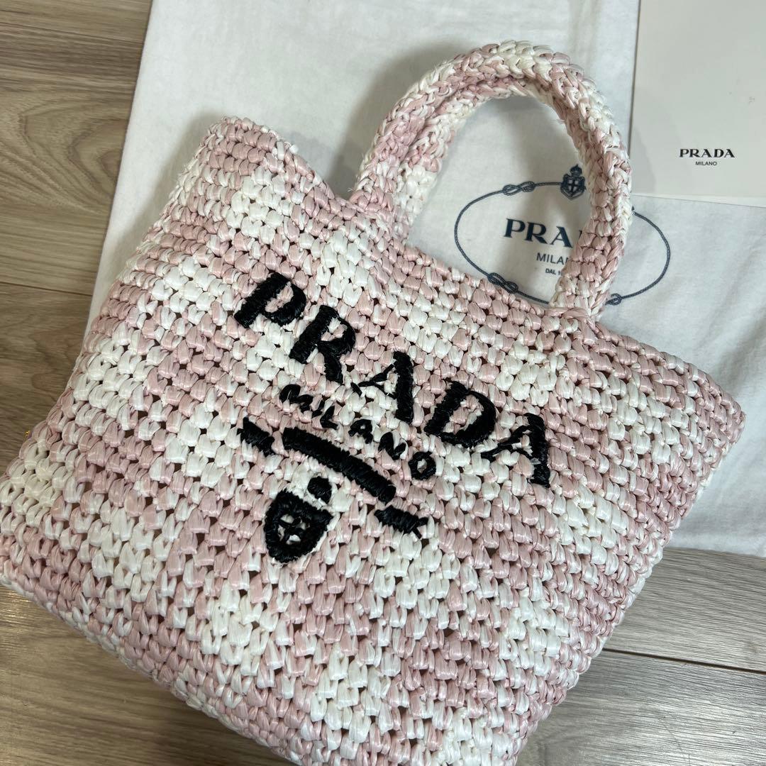 y♡n　新品　PRADA プラダ スモール クロシェ トートバッグ