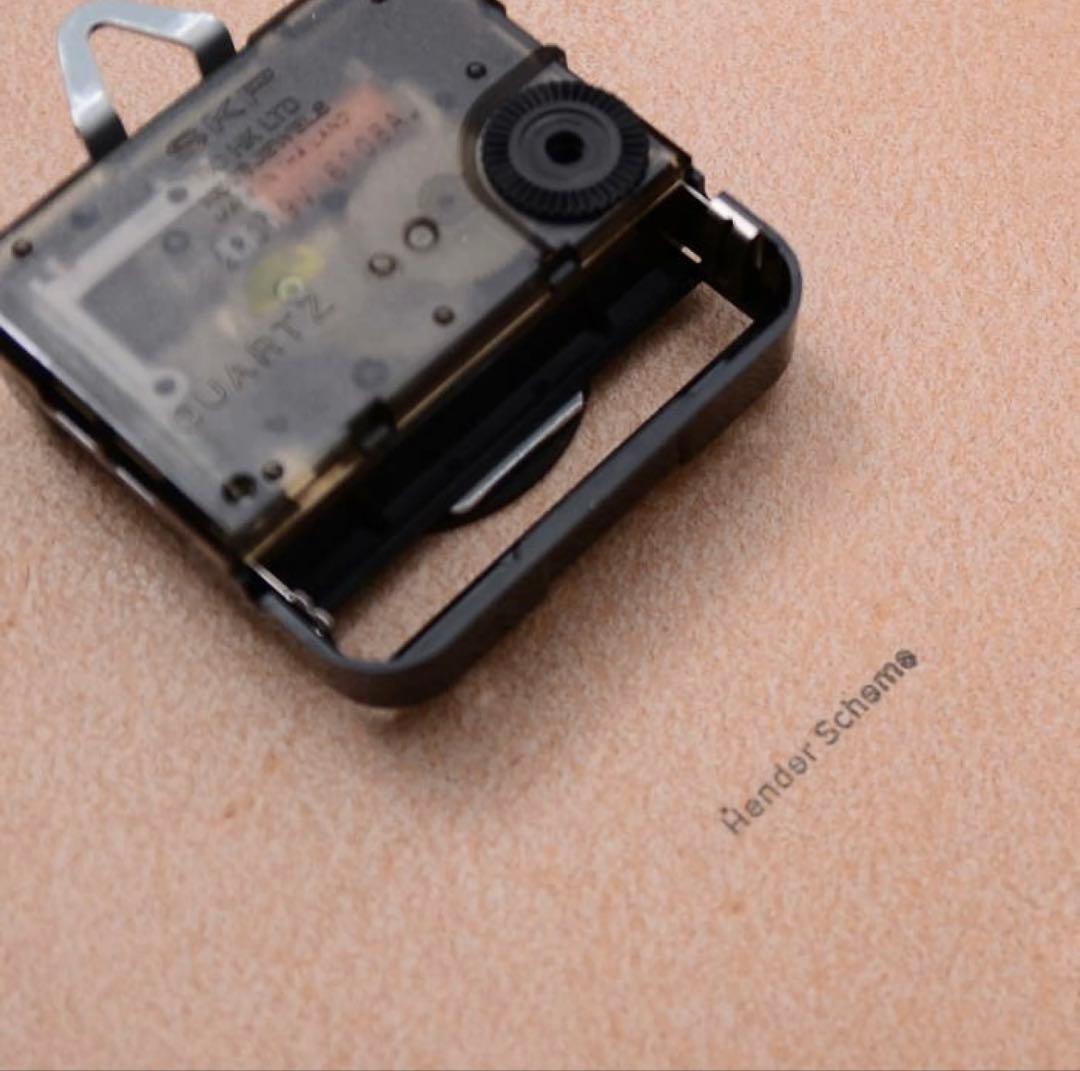 【Hender Scheme／エンダースキーマ】clock 5（レザークロック）