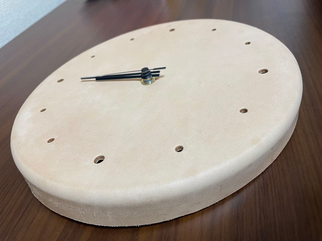 【Hender Scheme／エンダースキーマ】clock 5（レザークロック）