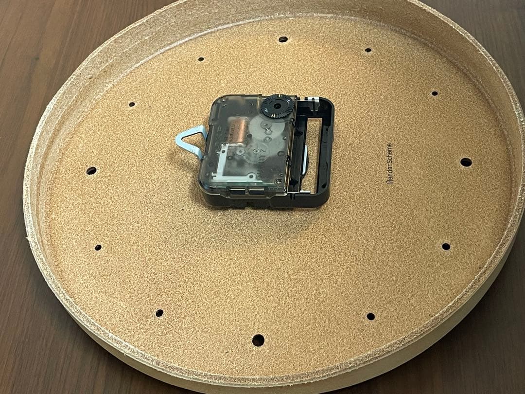 【Hender Scheme／エンダースキーマ】clock 5（レザークロック）