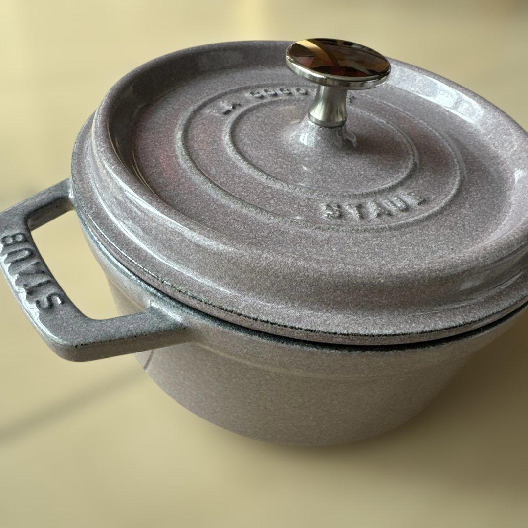 ストウブ(Staub) 「 ピコ ココット ラウンド シフォンローズ 18cm