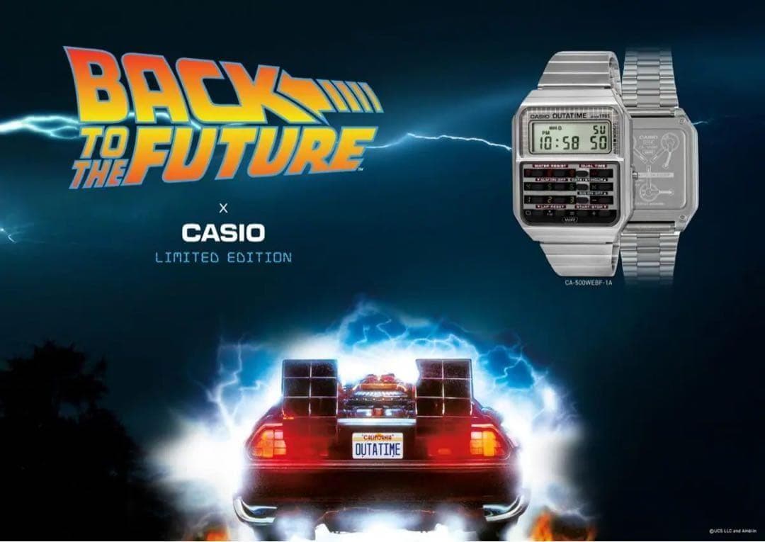 時計 CasioxBack to the Future CA-500WEBF-1A