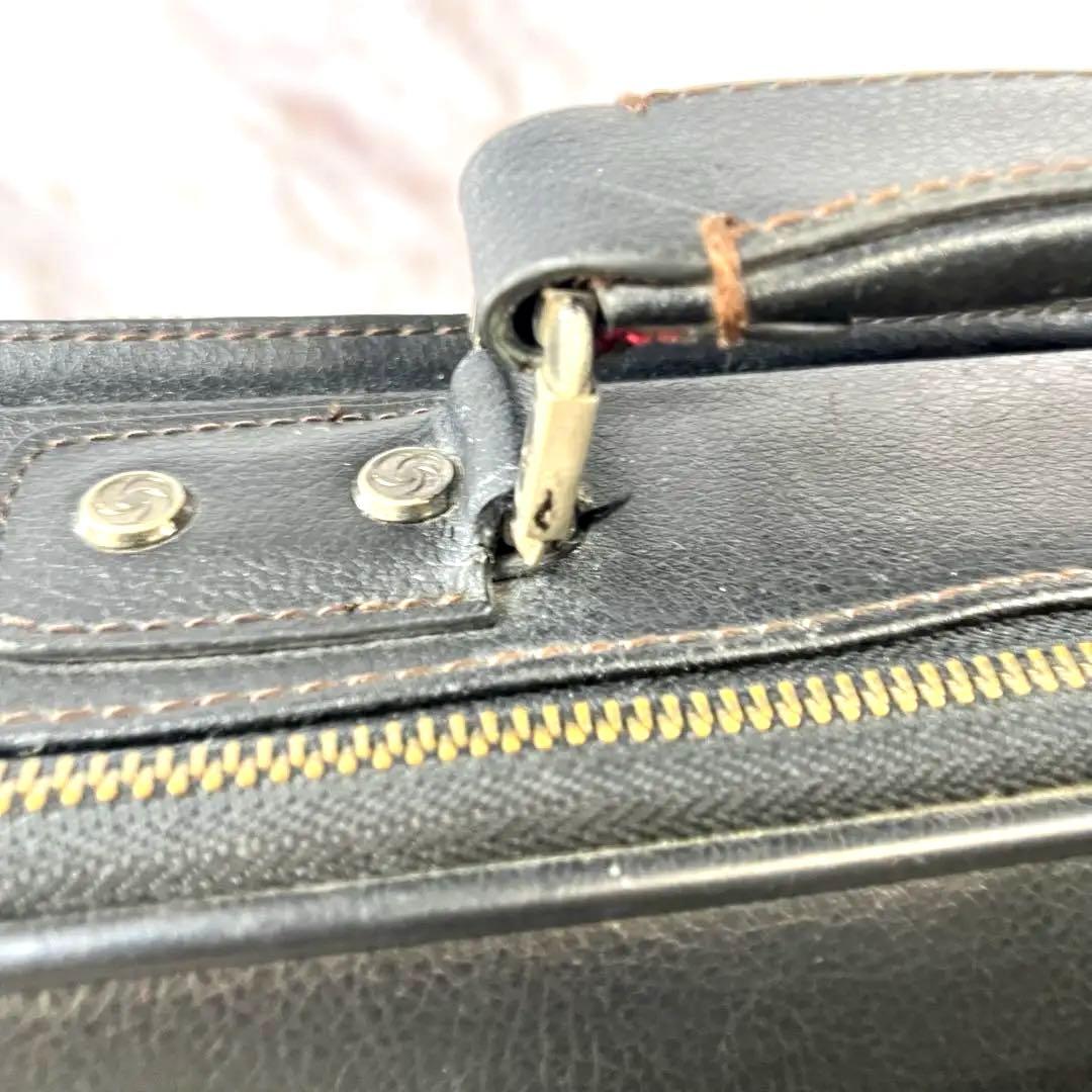 Samsonite サムソナイト ビジネスバッグ ブラック レザー 2way