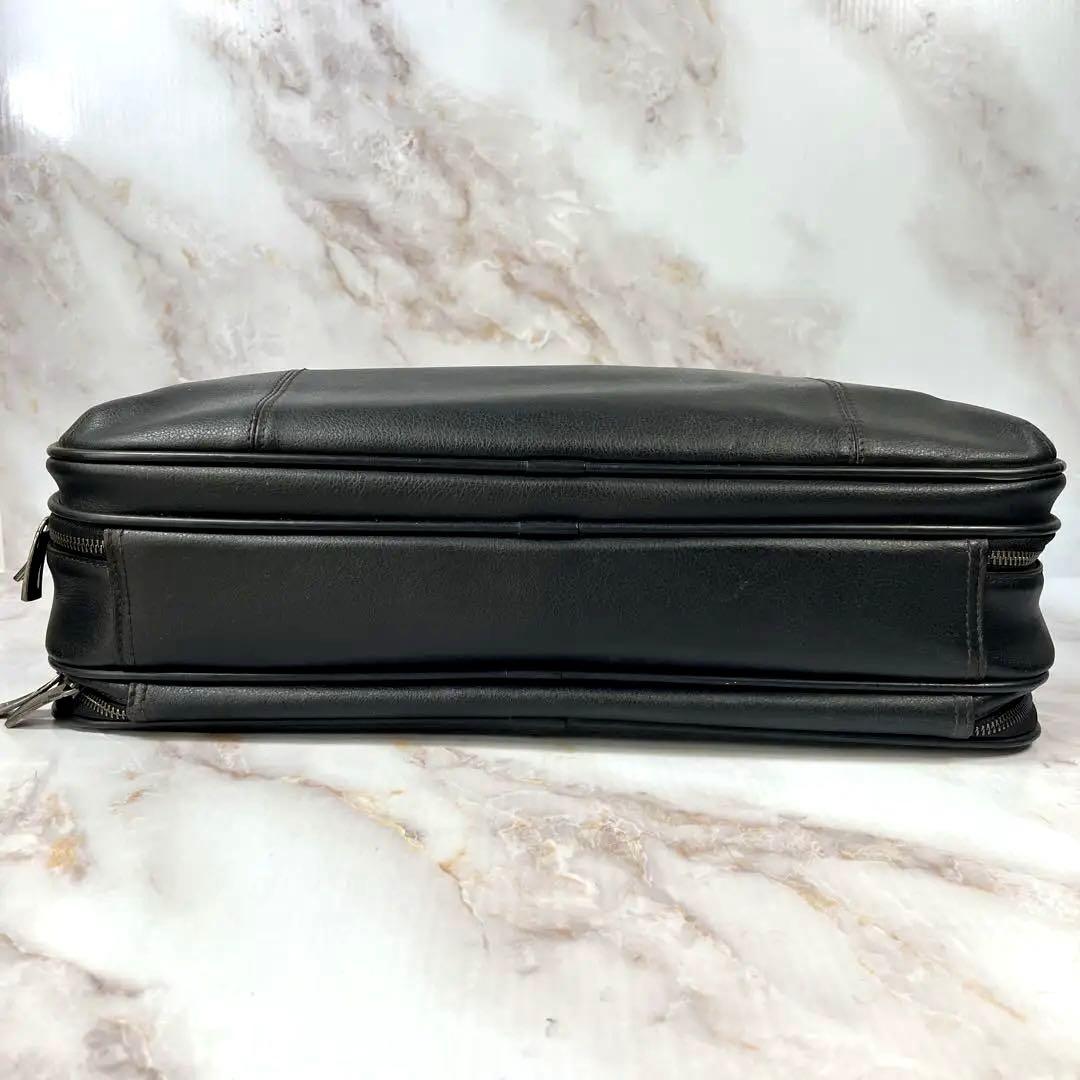 Samsonite サムソナイト ビジネスバッグ ブラック レザー 2way