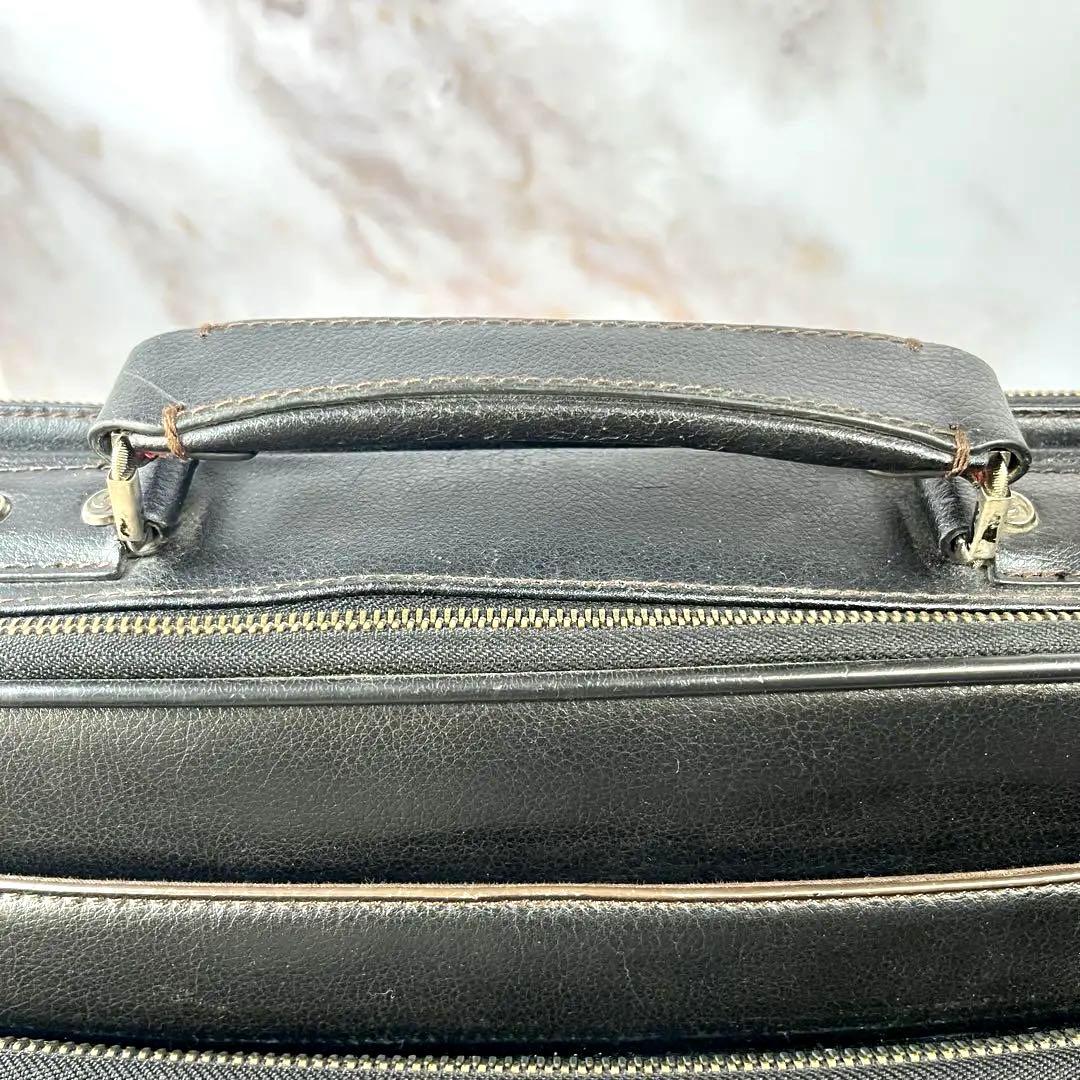 Samsonite サムソナイト ビジネスバッグ ブラック レザー 2way