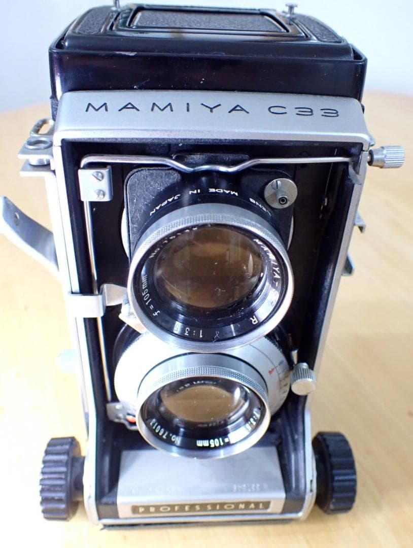 断*中様 Mamiya C33 二眼レフカメラ プロフェッショナル レンズ3本付