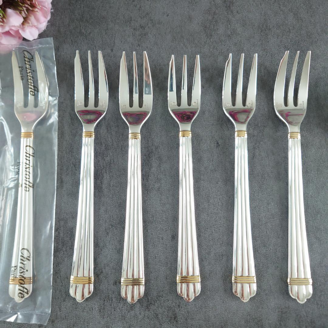 美品 クリストフル アリアゴールドリング 未開封含む 30点 箱付き