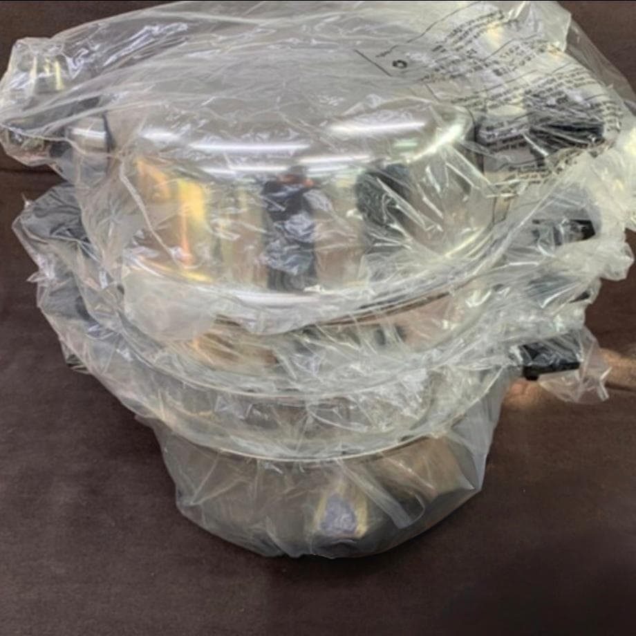 ロイヤルクイーン 新型 新品 Lセット 6QT 大フライパン 片手ハンドル付き@