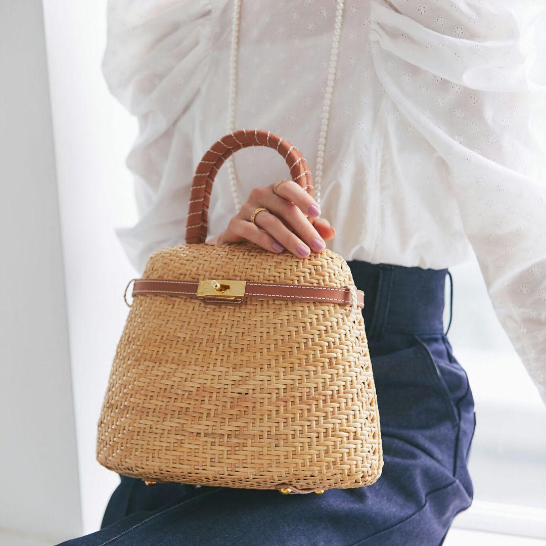 セブンテン SEVEN TEN かごバッグ miho kawahito