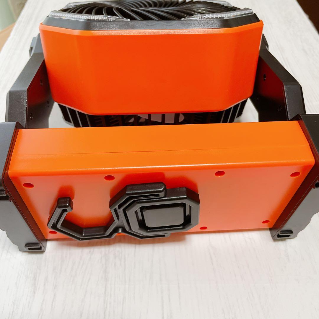 ✨新品未使用✨扇風機 キャンプ扇風機✨LEDライト付き✨吊り下げ 卓上 防災