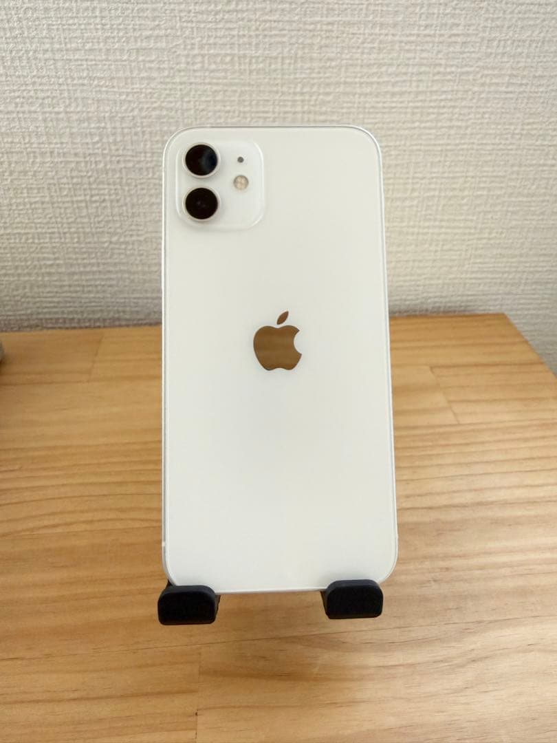 【美品】Apple iPhone 12ホワイト 128GB 76% SIMフリー