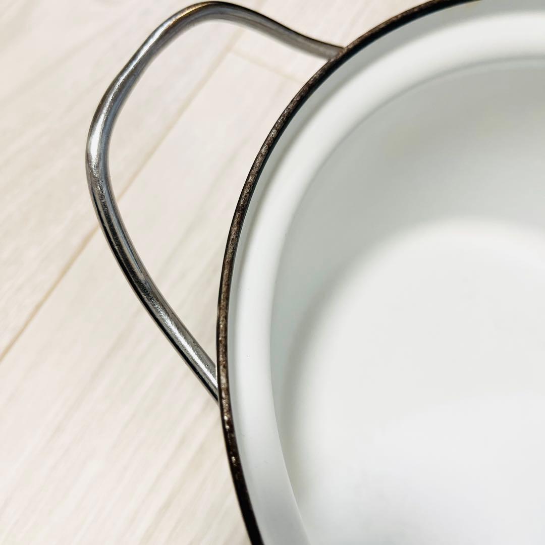 【希少品】北欧ビンテージ キャサリンホルム ホーロー鍋 22cm