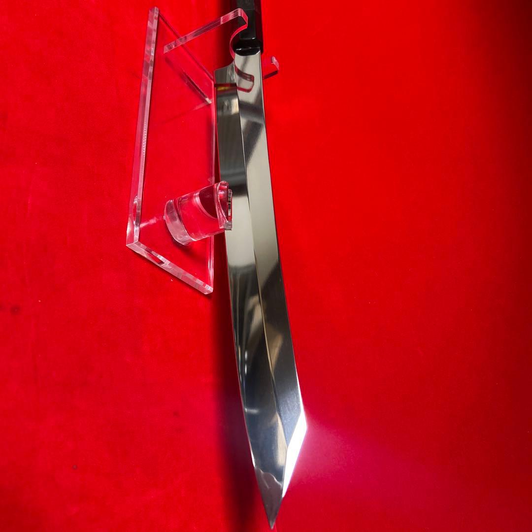 01536 包丁　剣型切付　尺　鏡面仕上げ　切味抜群　箱付　未使用品