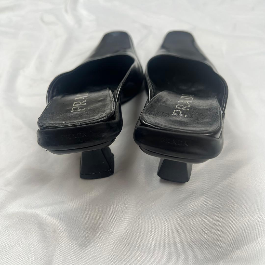 靴 Arcive PRADA leather mules black