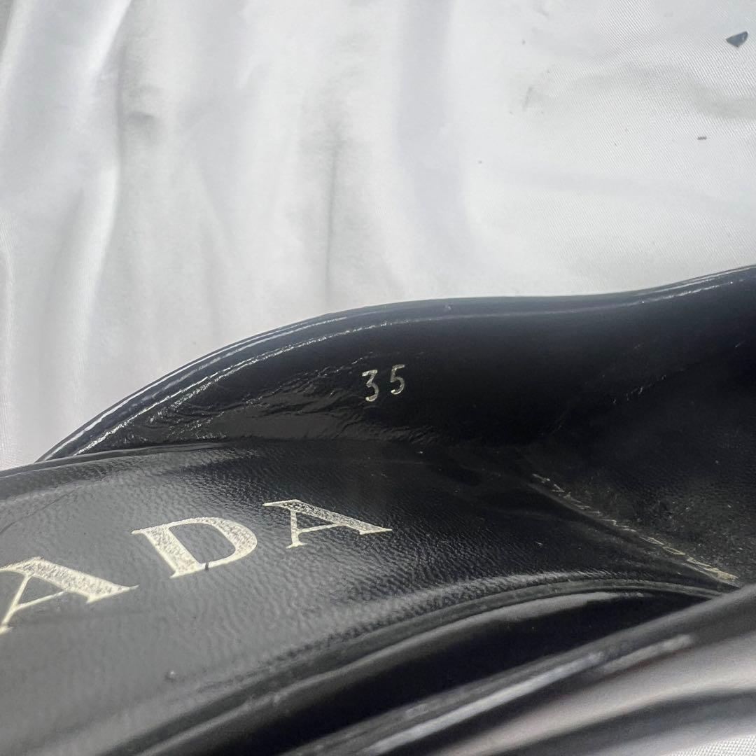 靴 Arcive PRADA leather mules black